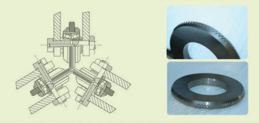 Three dimensional carbide rolls for cold rolling