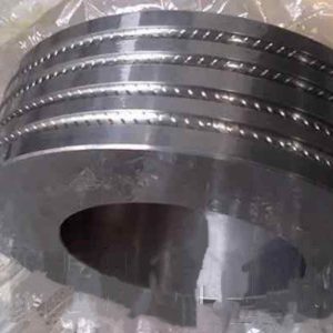 Roll rings for high speed rolling of ribbedl steel bars