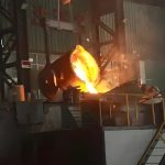 Mill roll melting