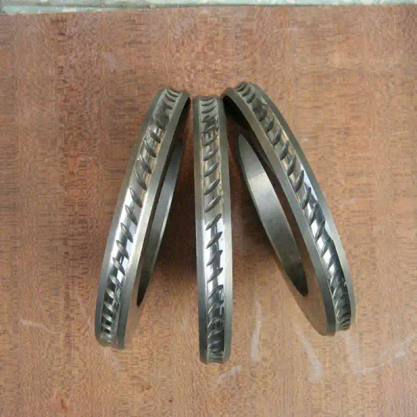 Three dimensional carbide rolls for cold rolling