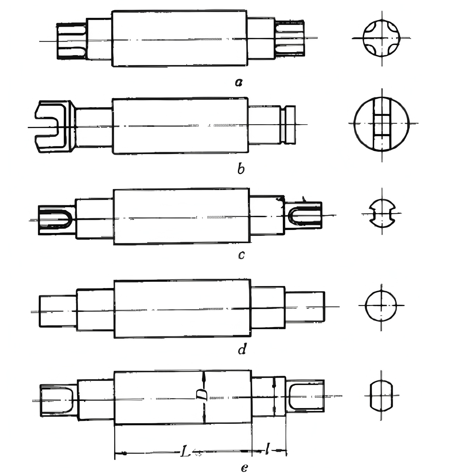 Classification of rolling mill rolls and selection of materials