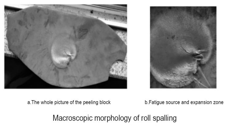 Analysis of Cold Rolling Work Roll Surface Peeling Causes