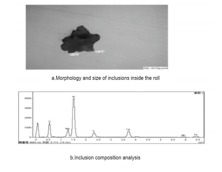 Analysis of Cold Rolling Work Roll Surface Peeling Causes